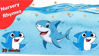 baby shark  twinkle twinkle little star  finger family  ABC song more nursery Rhymes [upl. by Chyou]