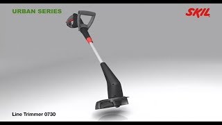 Skil 0730 AA line trimmer powerful 250W motor for most grass trimming applications [upl. by Refotsirk287]