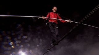 Niagara Falls Stuntman Nik Wallenda Discusses TightRope Walk [upl. by Lokin]