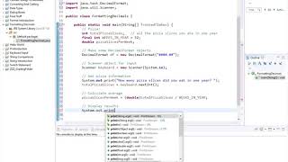 Java 36 DecimalFormat [upl. by Amein]