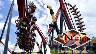 XFlight Six Flags Great America Off Ride 4K [upl. by Oirogerg]