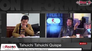 Vocal Tahuichi alerta sobre recurso de un postulante inhabilitado contra las elecciones judiciales [upl. by Hatokad56]