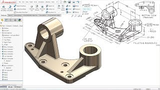 SolidWorks Tutorial for beginners Exercise 49 [upl. by Inittirb166]