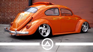 Custom 67 Turbo Volkswagen Beetle Rag Top Chopped and Dropped [upl. by Marcello710]