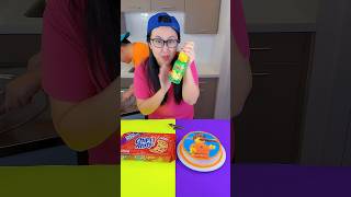 Lego cake vs cookie ice cream challenge🍨 funny shorts by Ethan Funny Family [upl. by Enelkcaj]