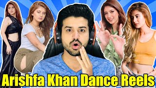 Reacting to Arishfa Khan Dance Reels 😱 [upl. by Morice]