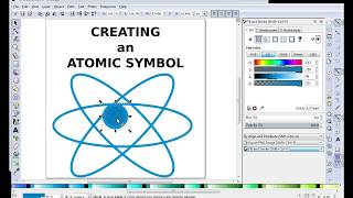 Inkscape Quick Tutorial creating atomic icon [upl. by Aguayo153]