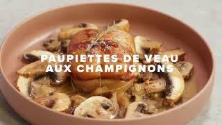 Recette Paupiettes de veau aux champignons [upl. by Senilec]