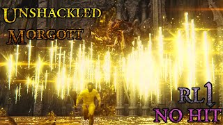 Unshackled Morgott RL1 showcase No Hit Elden Ring mod [upl. by Islaen]