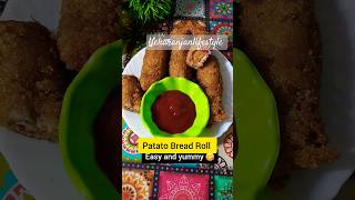 Crispy Bread Roll 😋🫶shorts viralshort food snacks viralvideo Neharanjanlifestyle [upl. by Ainavi415]