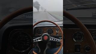 misty ride in fiat124sportcoupe oldfiat twincharged [upl. by Larner65]