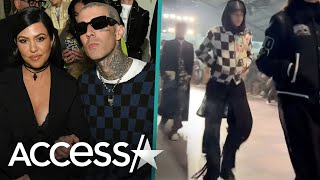 Travis Barker’s Son Landon Gets Love From Kourtney Kardashian amp Family at Fashion Show [upl. by Trammel]