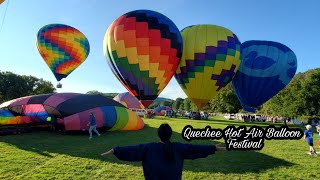 Quechee Hot Air Balloon Festival VermontUSA So Magical [upl. by Razatlab586]