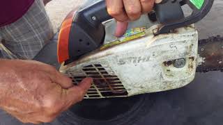 Stihl MS192T Can you diagnose the problem [upl. by Leroj]