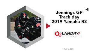 A few laps at Jennings GP  Yamaha R3 [upl. by Zaneski119]