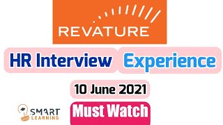 Revature HR Interview Experience  10th June 2021  Latest Revature HR Interview  2022 Batch [upl. by Rennane969]