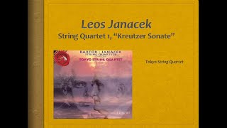 Janacek String Quartet 1 quotKreutzer Sonataquot  Video Score  Tokyo Quartet [upl. by Hooge]