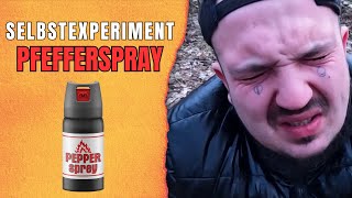 Das passiert wenn du Pfefferspray abbekommst  Selbstexperiment [upl. by Inaliak]