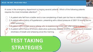 FREE NCLEX TEST TAKING STRATEGIES [upl. by Oiramel]