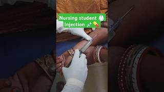 subcutaneousintradermal injection💉 nursing student🥼neet bscnursing subcutaneous injection [upl. by Nabroc]