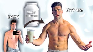 I Drank a Protein Shake Every Day  for 45 Days [upl. by Wilie]