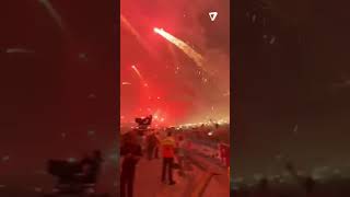 🔥 El Estadio de River SE ILUMINÓ como un quotINFIERNOquot con los fuegos artificiales [upl. by Archy]