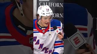 This Matt Rempe interview is the best mattrempe nyr nhl [upl. by Gurney]