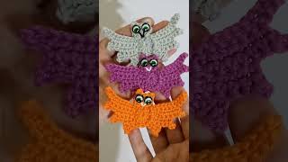 Short imã de geladeira morceguinho crochet [upl. by Eema]