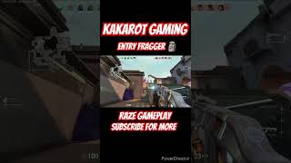 Raze Entry🗿 valorant valorantclips gameplay gaming [upl. by Brittni85]