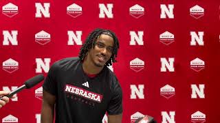 Nebraska Football Running Back Dante Dowdell Press Conference  Post UTEP [upl. by Sal]