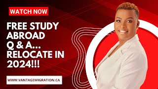 FREE Study Abroad Q amp A Session By Dr Linda Iheme  Dont Miss This If You Want to Relocate in 2024 [upl. by Arianna]