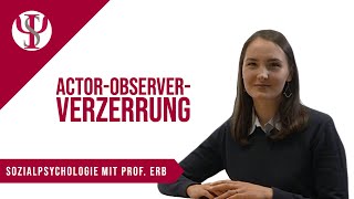 Selbst handeln oder zuschauen  Die ActorObserverVerzerrung [upl. by Wahlstrom10]