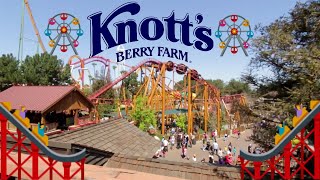 My Top Rides At Knotts Berry Farm [upl. by Nnyletak]