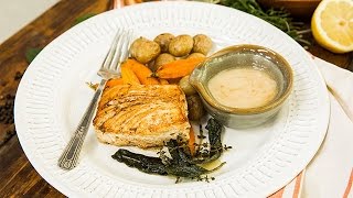 Recipe  Craig Sussers Grilled Halibut With Buerre Blanc Sauce  Hallmark Channel [upl. by Nuahs]