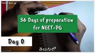 Day 0 in 56 days of NEET PG preparation  FUZITY MED PG  FUZITY [upl. by Mohorva]