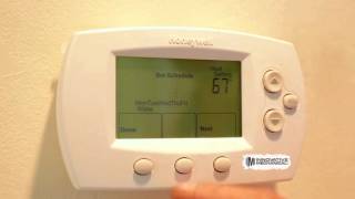 How To Program Honeywell Thermostat [upl. by Eniawd]