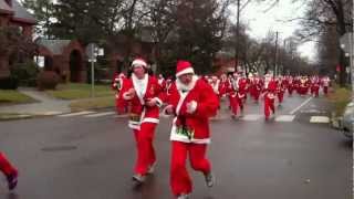 2012 Santa 5K Run amp Walk Burlington VT [upl. by Aicena]