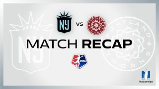 FULL HIGHLIGHTS  Gotham FC vs Portland Thorns [upl. by Yatnohs]