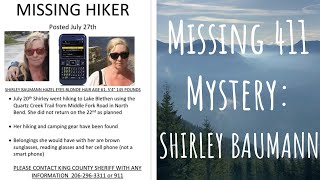 Missing Person Mystery  Shirley Baumann  North Bend WA [upl. by Zetta]