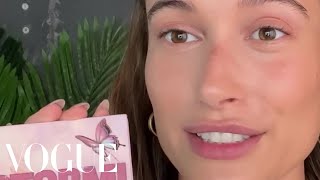 Hailey Bieber Loves Kylies Stormi Palette [upl. by Gale]