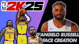 BEST 🔥D’ANGELO RUSSEL🔥 FACE CREATION NBA 2k25 [upl. by Yvette333]