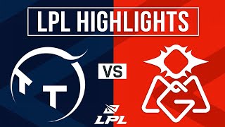 TT vs OMG Highlights ALL GAMES  LPL 2024 Spring  ThunderTalk vs Oh My God [upl. by Zennas]