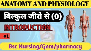 Anatomy and physiology lacture 1  Bsc nursing GNM ANM  pharmacy Introduction class [upl. by Jillie]