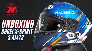 Unboxing casco Álex Márquez Shoei XSpirit III ¡Impresionante 💙 [upl. by Awram]