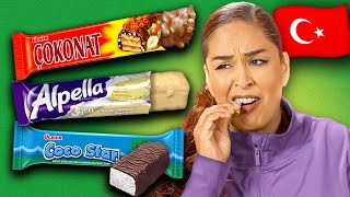 Mexican Moms Try Turkish Snacks For The First Time [upl. by Tatianas80]