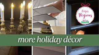 VLOGMAS DAY 7 Placing My Window Candles  More Christmas Decor  Deck the Halls [upl. by Garretson]