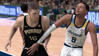 Purdue vs Marquette  NCAA Basketball 1119 Full Game Highlights NBA 2K25 Sim [upl. by Roxanne]