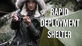 RAPID DEPLOYMENT SHELTER  How to prepare and set up a rapid deployment shelter [upl. by Aliehc502]