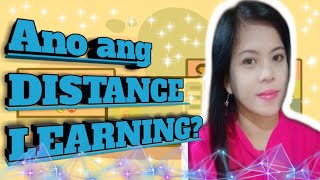 DISTANCE LEARNING Meaning types and characteristics pheducation2020 onlineclass [upl. by Enisamoht]