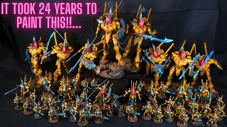 My CHILDHOOD DREAM Warhammer Army 24 years in the making Eldar [upl. by Dott]